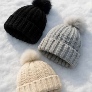 Bonnets D'Hiver Doublé De Soie pour Femme
