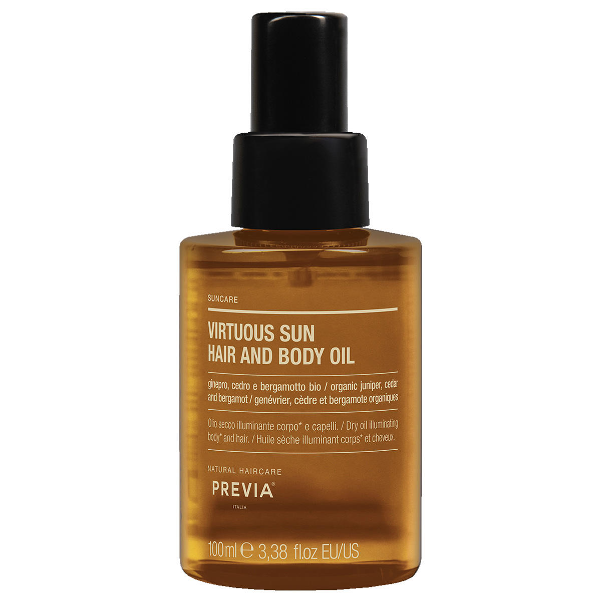 Virtuous Sun Hair and Body Oil – PREVIA (100 ml)